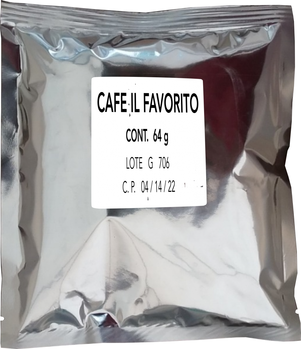 bolsa_cafe_il_favorito_64_gramos sobre café nacional molido